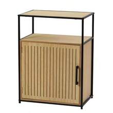 2026 New High-End Bedside Shelf Living Room Sofa Side Cabinet Porch Door Shelf - Camel - View 5