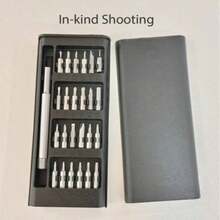 Kit Obeng Presisi Magnetik 25-in-1, Alat Perbaikan Mini Serbaguna untuk Ponsel, Jam Tangan, Kacamata, PC, Komputer & Konsol Game - perlengkapan alat - View 4