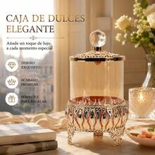 Decorative Bottles & Jars - Large Gold Color - View 2