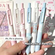 Little Pudding Ballet Automatic Pencil, Ins High Aesthetic Cute Durable Lead Pencil, 0.5mm Student Pencil, Back To School Supplies - A - View 3