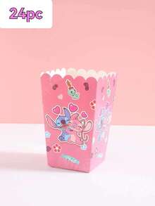 6pcs/12pcs/24pcs Anime Cartoon Theme Party Candy Boxes, Theme Party Gift Boxes, Candy & Cookie Boxes, Party Gift Bags, Party Gift Boxes, Suitable For Birthday Party, Candy And Popcorn Box Decoration, Back To School Season Party, Holiday Essential Party Supplies - Multicolor - View 10