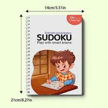 Sudoku Logic Puzzle Notebooks, Number Reasoning, Focus, Observation And Problem-Solving Practice With Beginner, Intermediate, Advanced & Challenge Levels For Home, Classroom And Daily Brain Training - Sudoku Logic Training - View 3