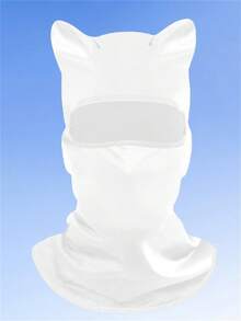 1pc Unisex Face Ski Mask, Balaclava With Cat Ear Design, Suitable For Music Festivals, Halloween, Carnival Parties, Outdoor Motorcycle Activities - Multicolor - View 9