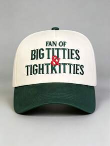 1pc Men Letter Embroidered Baseball Cap, Adjustable Snapback Hat, Casual Street Cap For Hiking Party Travel Daily Outdoor Wear - Multiple Styles - View 9