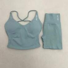 Women Two-Piece Outfits - Violet Purple - View 7