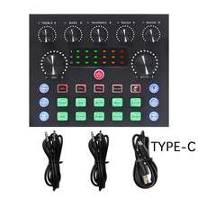 YAIUZGOO Live Streaming Sound Card Audio Mixer With Voice Changer And Sound Effects, Noise-Canceling Microphone Controller, Bass And Treble Adjustment, Suitable For Gaming, Live Streaming, Singing, Podcast And Karaoke Recording Equipment - View 10