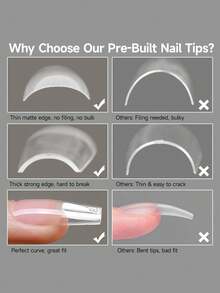 UR SUGAR Fall,Autumn, Fall Nails - Clear - View 6