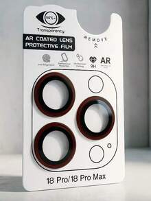 適用於 Apple 18ProMax 鏡頭膜 後置相機 Apple 18/18pro/17/16/15/1413promax 保護貼,雙色氧化鏡頭膜,附定位槓桿方便安裝與拆卸,可重複使用槓桿,防摔防刮,強抗衝擊,完美貼合原機 - 酒紅色 - 查看 6