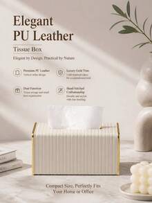 Desktop Storage And Display Box, Tissue Box, Hotel Remote Control Storage Box, Business Office Minimalist Tissue Box, Restaurant Tissue Box - Multicolor - View 5