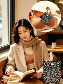 Cartera de sujetador oculta con bloqueo RFID de moda - Múltiples colores, material suave y amigable con la piel, ajustable, botón a presión para evitar que se caigan los artículos, ligera y transpirable, sin sensación de Body extraño - Multicolor - Ver 6