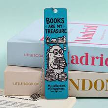 1/3 Colorful Stainless Steel Cute Monster Reading Bookmarks, Accompanying And Marking Bookmarks For Pages That Stay Up Late To Read, Suitable As Gifts For Students, Ladies, Teachers, Students, And Book Enthusiasts. - Color - View 5
