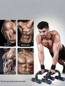 1 buah Batang Penopang Push-Up Busa Anti Selip Netral, Cocok untuk Gym, Olahraga, Latihan di Rumah, Roda Latihan Perut, Peralatan Kebugaran Rumah - MultiWarna - View 2