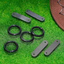 Stirrup Safety Rubber Ring & Leather Pad Replacement Kit, Durable Peacock Stirrup Replacement Ring, Suitable For Equestrian Riding - A - View 5