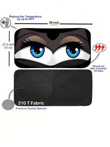 2026 Summer Car Windshield Sun Shade, Windshield Cover Car Interior Sun Protection Front Sun Visor Blocks UV Rays, Keeps Your Vehicle Cool, Foldable Windshield Shade Front Window, Enhanced Sun Protection, Suitable For Cars, SUVs - A - View 2