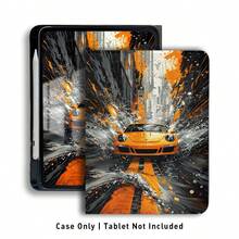 跑車 UV 列印平面圖案，適用於 保護殼 / MatePad 11.5 2025 / MatePad SE 11 吋 / Honor 平板保護殼 / Honor 9 / 10 / X8A / Pad SE 11 吋 (2023) / Pad 2 / A9 及更多 / 11 代 A16 保護殼 - 款式14 - 查看 3
