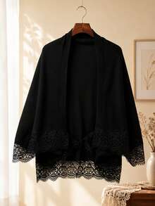 1PC Women's Lightweight Decorative Knit Cardigan Shawl, Suitable For Cheongsam Outerwear, Non-Elastic, Non-Warm, Multiple Colors And Styles Available, Cuff Stitching Marks Present, Please Consider Carefully Before Purchasing - Multicolor - View 9