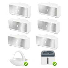 Cat Water Fountain Filter,T-Shaped Cat Water Filter Fits For Mini Vortex And Swan Pet Drinking Fountain - White - View 4