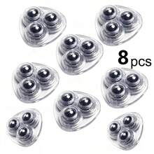 8pcs Self-Adhesive Furniture Casters, ABS Steel Self-Adhesive Kitchen Appliance Casters, 360° Swivel - Small Appliance Rollers, Countertop Wheels, Easy-To-Move Furniture - BB - View 11