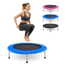 Trampolín brincolin para ejercicio aeróbico fitness color negro - Azul - Ver 1