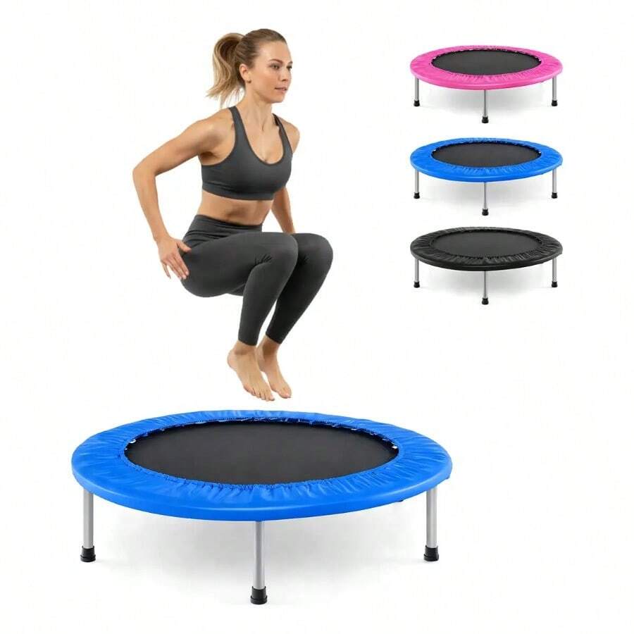 Trampolín brincolin para ejercicio aeróbico fitness color negro - Azul - Ver 1