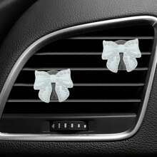 4 peças/2 peças Clipe de Ventilação de Ar-Condicionado de Carro com Fragrância Leve e Duradoura para Decoração de Interior de Carro Acessórios de Carro para Mulheres - A - Visão 18