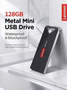 Lenovo E101 高速 USB 隨身碟 全金屬迷你 USB 碟 免驅動隨插即用 32G/64G/128G 可選 適用於汽車、學習、商務與一般用途 - 查看 12
