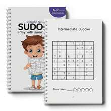 Sudoku Logic Puzzle Notebooks, Number Reasoning, Focus, Observation And Problem-Solving Practice With Beginner, Intermediate, Advanced & Challenge Levels For Home, Classroom And Daily Brain Training - Sudoku Logic Training - View 9