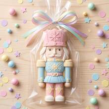1PC Christmas Snowflake Nutcracker Silicone Mold, Soldier Fondant Mould Set For Cake Baking Decorating - Beige - View 4