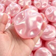 Macaron Pearl Color Jelly Squishy, Super Elastic Stretchable Transparent Liquid Stress Relief Finger Squeeze Ball, Glossy Gradient Sensory Decompression Toy, Portable Cute Hand Toy, Suitable For Adults And Children - Multicolor - View 2
