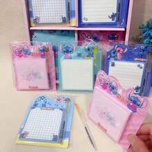 Disney 1pc Stitch Sticky Note Set, Colorful Inner Pages, Suitable For Office And Study Supplies, Multi-Functional Stationery And Office Information Stickers, Back To School Essential - Multicolor - View 2