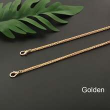 Bag Chain Strap Accessory Single Purchase Metal Chain Shoulder Strap Crossbody Replacement Chain, Durable, Reusable, Women's Twisted Chain Single Purchase Shoulder Strap Underarm, Suitable For Bag Chain Accessories, DIY Handmade Enthusiasts, Christmas, Halloween And Various Theme Parties - One Size - View 8