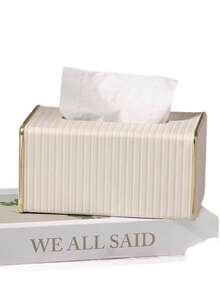 Desktop Storage And Display Box, Tissue Box, Hotel Remote Control Storage Box, Business Office Minimalist Tissue Box, Restaurant Tissue Box - Multicolor - View 2