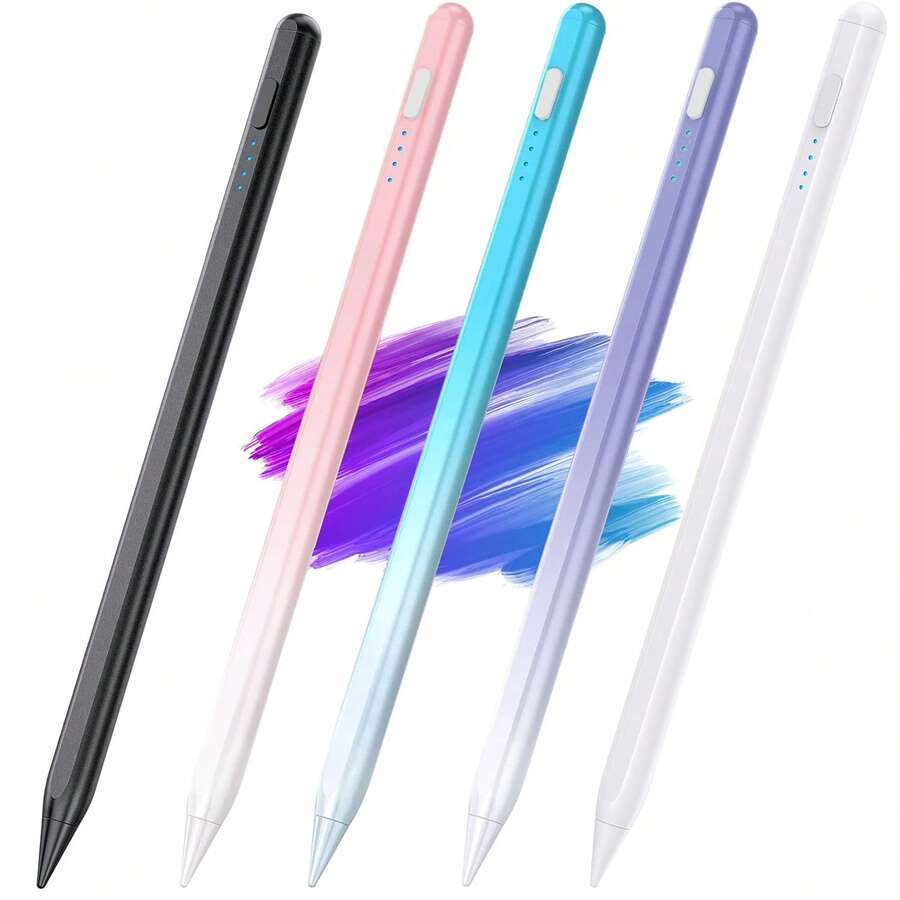 FCV Stylus For Pad Fwith A Battery Capacity Of 90mAh Pencil Compatible With Pad 10 (10.9-Inch, 2022 Model), Air 4/5/6/M4, A16 (11-Inch, 2025 Model), Air 11-Inch/13-Inch (M3/M2), And Pro 11-Inch/12.9-Inch - View 1