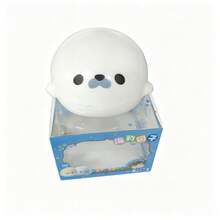 1pc Random Style & Color Seal Dumpling Squishy Slow Rising Stress Relief Toy, Desktop Decor, Birthday And Classroom Prize, Christmas Stocking Filler, Suitable For Home Office Classroom - Multicolor - View 10