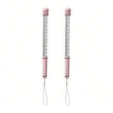 For Men & Women 2PCS Battle Ropes Portable Battle Ropes Weighted Workout Ropes - Pink - View 9