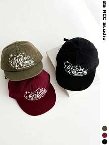 1 pieza Gorra de béisbol con visera plana y bordado de patrón de amanecer, ideal para salidas de primavera/verano, con diseño casual y moderno que favorece el rostro, con protección solar - gorra de béisbol con bordado de amanecer - Ver 12