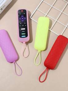 1件 矽膠通用遙控器保護套附掛繩，相容 Roku280 遙控器替換外殼，大型家電配件 - 查看 9