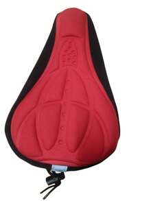 1pc Thickened 3D Sponge Bicycle Seat Cover, Breathable Hole Design Shock Absorption Anti-Slip, Multiple Colors Available, Universal For Bicycle/Mountain Bike/Road Bike - Multicolor - View 12