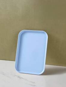 1pc Square Oval Nail Accessory Tool Storage Tray Stainless Steel Plate Nail Decoration Display Tray - Multicolor - View 12