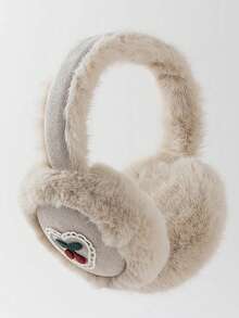 1pc Children's Autumn/Winter Thermal Lined Thick Ear Muffs, Warm And Cold-Proof Ear Covers - Multicolor - View 8