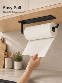 Tissue Holder Is Easy To Install; Suitable For Wall Or Under-Cabinet Mounting; Comes With A Plastic Dispenser And Storage Rack; Space-Saving And Stylish Design; Ideal For RV Kitchens And Bathrooms; For Storing Tissues. - Multicolor - View 3