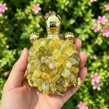 1pc Crystal Turtle Made Of Crushed Stones – An Ideal Decorative Stone For The Home, A Tabletop Ornament, And A Gift For Family And Friends. - Multicolor - View 12