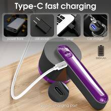 Electric Lint Remover, Fuzz Remover, Pill Remover, Powerful Lint Shaver With LED Digital Display, Multi-Function Lint Remover For Clothes, Bedding, Sofa, Car Seat, Cushion - Multicolor - View 3