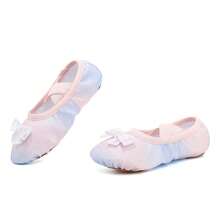 Girls' PU Ballet Shoes, Soft Bottom Flat Shoes, Pink Ballet Slippers - Royal Blue - View 10