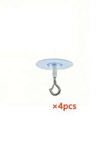 Heavy Duty Self-Adhesive Ceiling Hooks - PVC Drill-Free Hooks, Suitable For Hanging Balloons, Wind Chimes, Lights, Plants, Etc. - Multi-Purpose Non-Damaging Hooks, Suitable For Home And Commercial Use, Wide Application | Adhesive Installation - Clear - View 6