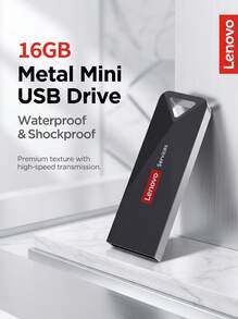 Lenovo E101 高速 USB 隨身碟 全金屬迷你 USB 碟 免驅動隨插即用 32G/64G/128G 可選 適用於汽車、學習、商務與一般用途 - 查看 9