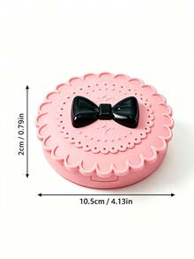 Cute Bow Design Eyelash Curler Box, This False Eyelash Storage Box Is Designed To Store And Protect Your False Eyelashes In A Neat And Organized Manner, Easy To Carry In Handbags, Makeup Bags, Travel Cases Or Bathroom Drawers. Suitable For Home Use, Travel, Parties, Work And Daily Makeup Scenarios. It Is An Excellent Addition To Your Makeup Tool Collection And A Thoughtful Gift For False Eyelash Lovers. (Eyelashes Not Included) - Multicolor - View 13