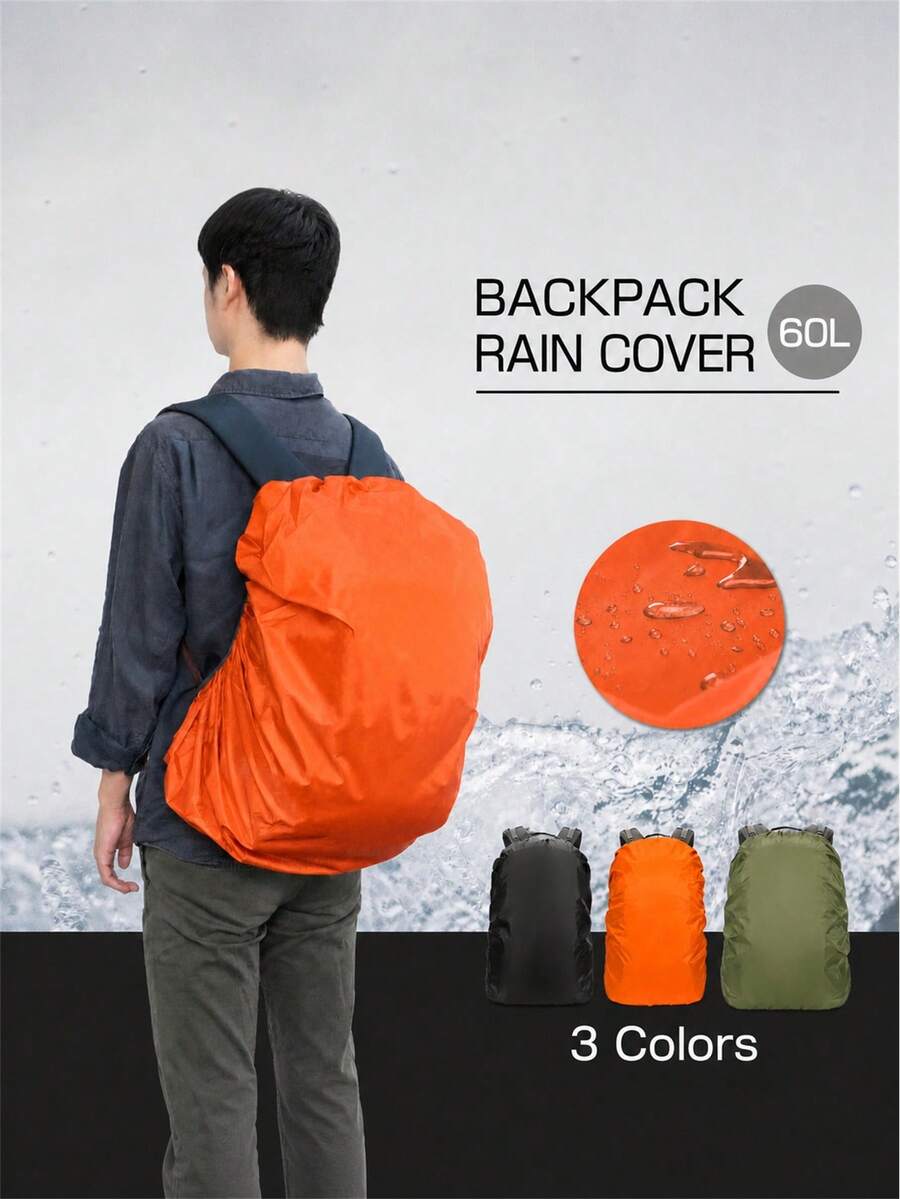 Outdoor Hiking Backpack Rain Cover, Unisex Cycling Waterproof Backpack Dust Cover, Back To School Waterproof Backpack Cover