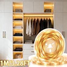 USB LED Light Strip, White & Warm White Indoor Background Light With Push-Button Controller, Easy Installation For Living Room, Holiday Party, Home Decoration - Multicolor - View 19