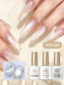 BORN PRETTY 3件組 10ml 水滴凝膠美甲套組 光澤凝膠指甲油 自動成型水滴效果 DIY 家用美甲 - 彩色 - 查看 13